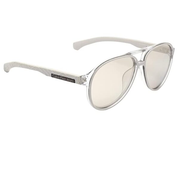 Jeans Mirrored Aviator Unisex Sunglasses - ( CKJ 805AF 108 59 S |59| Silver Color Lens ) - Image 3