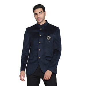 Men's Formal Bandhgala Slim Fit Blazer-NL-DO-FRANCO2
