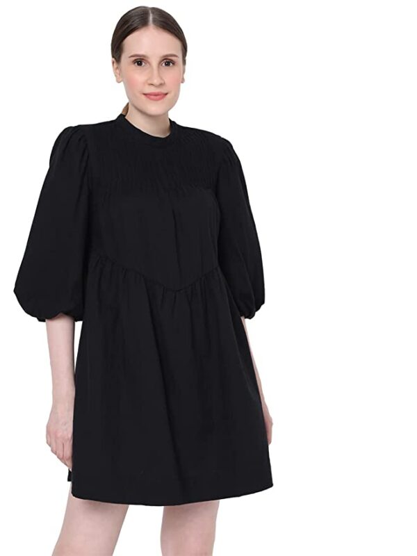 Women's Cotton Shift Above The Knee Dress