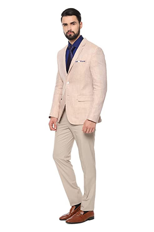 Men's Notch Lapel Slim Blazer - Image 2