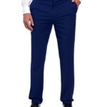 Men's Bexley Flat Front Suit Separate Pants Blue L44 W38