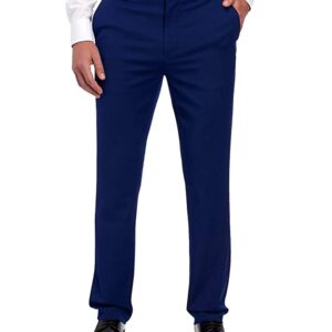 Men's Bexley Flat Front Suit Separate Pants Blue L44 W38
