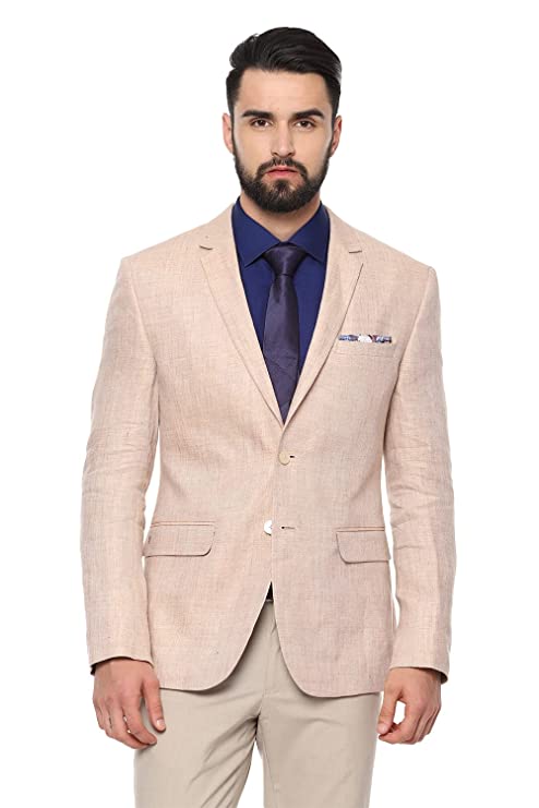 Men's Notch Lapel Slim Blazer