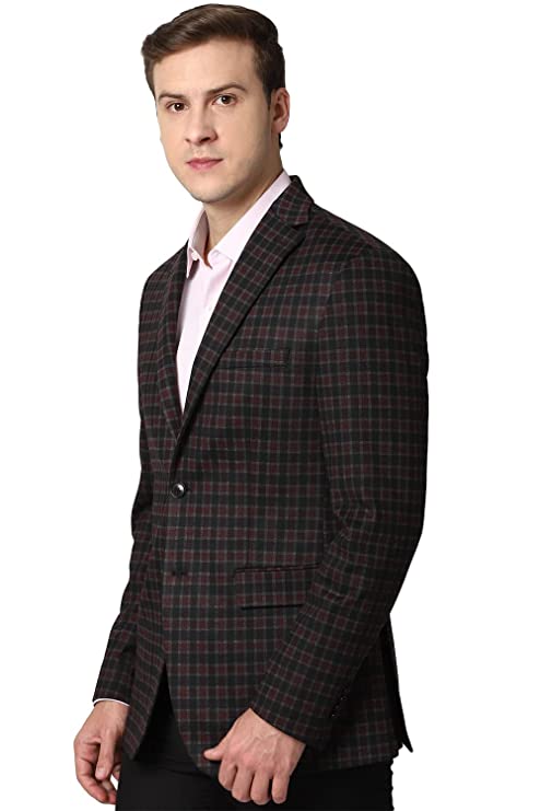 Men Maroon Blazer Regular (PIBZWNSFS78410 40) - Image 2