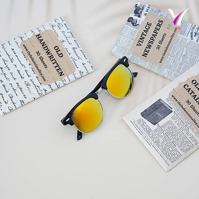 " Men & Women Classy Ochre Clubmaster Sunglasses '' Iconic & Stylish - Image 2