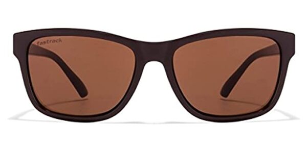 Men's Square Sunglasses Brown Frame, Brown Lens -Pack of 1