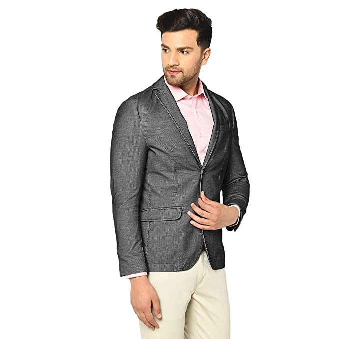 Men's Urban Notch Lapel Slim Fit Blazer-UJ Quest - Image 3