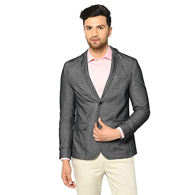 Men's Urban Notch Lapel Slim Fit Blazer-UJ Quest - Image 2