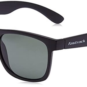 UV Protected Square Men's Sunglasses - (P425GR4|56|Green Color Lens)
