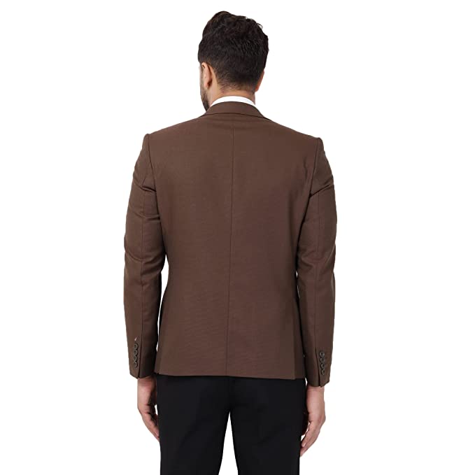 Men's Formal Notch Lapel Slim Fit Blazer-NL-JENA - Image 2