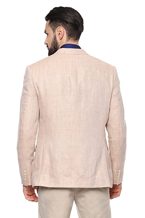 Men's Notch Lapel Slim Blazer - Image 3