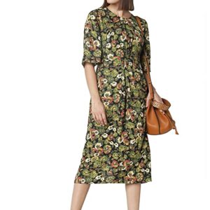 Synthetic A-Line Dress