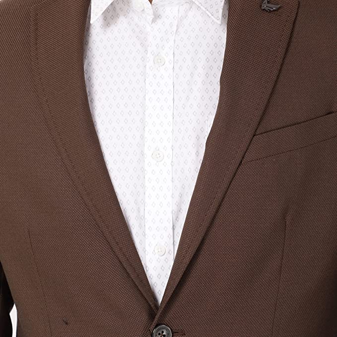 Men's Formal Notch Lapel Slim Fit Blazer-NL-JENA - Image 3